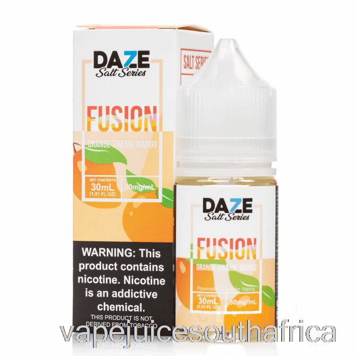 Vape Juice South Africa Orange Cream Mango - 7 Daze Salts - 30Ml 30Mg